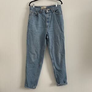 Vintage Y2K Gap High Rise Jeans Women 14 Reverse Fit‎ Zip Fly Light Wash Tapered